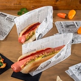 thumbnail of Bolsas Abiertas 2 Lados - Hot Dog 'Times' 34 G/M2 9+3X22 Cm Blanco Perg. Antigrasas (500 unidades)
