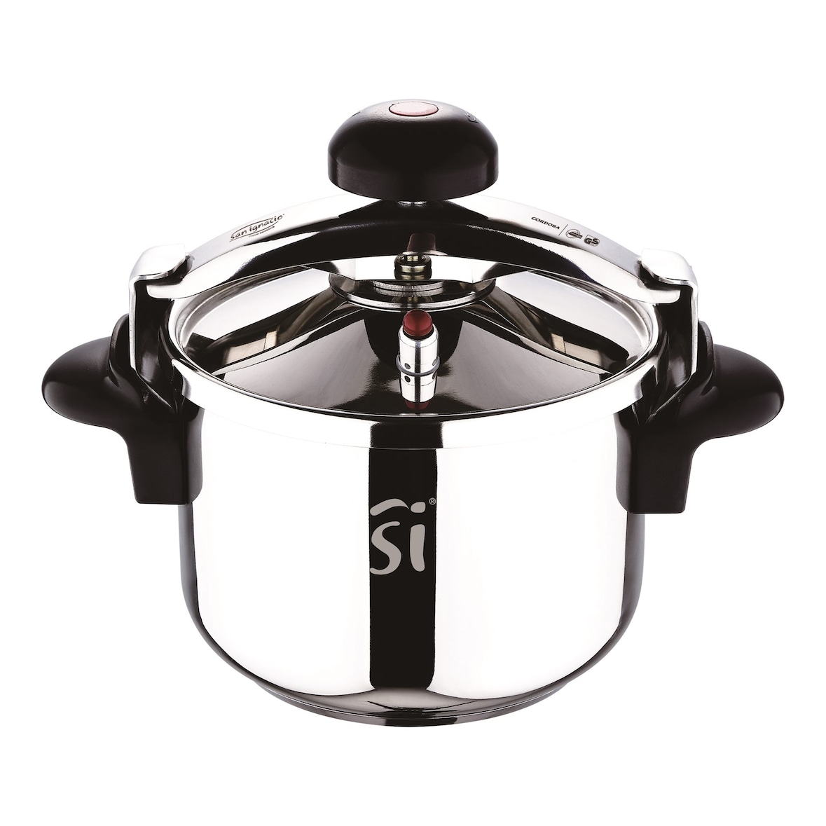 San Ignacio Córdoba - Olla a Presión 8L en Acero Inoxidable Apto para inducción
