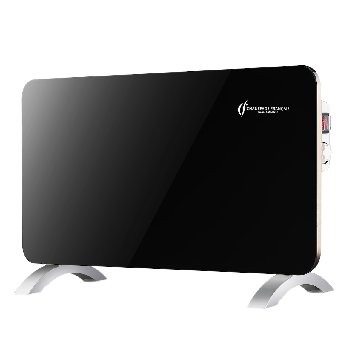Radiateur Electrique Mobile en Verre Sorimo Sannover 1000 W Noir