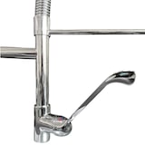 thumbnail of Rubinetto per cucina industriale con leva clinica e doccetta multigetto