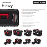 thumbnail of Kistenberg Heavy Caixa de Ferramentas com Abertura Superior Lateral e Fecho de Metal 36 x 58,5 x 33,7 cm