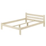 thumbnail of Doppelbett Ehebett Holzbett 140x200 Fichte massiv lackiert mit wählbarem Zubehör V-60.60-14 ohne Zubehör