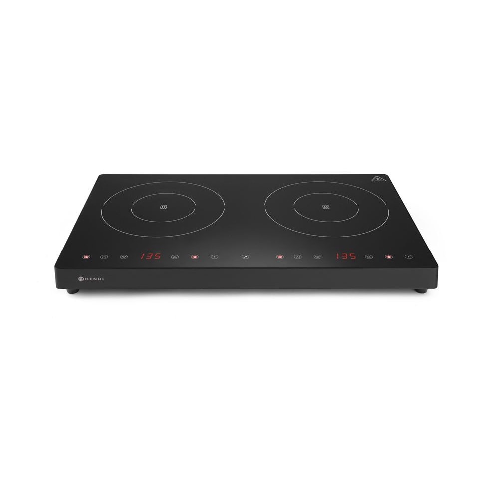 Hendi Kitchen Line 2-zone inductiekookplaat met boostfunctie en 1800/2000W
