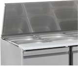 thumbnail of Gastro Edelstahl Kühltisch Kühltheke Saladette 3 Türen 368l 3x 1/1GN +2/+8°C