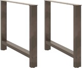 thumbnail of Helloshop26 - Set aus 2 pulverbeschichteten Stahl-Esstischbeinen 90 x 72–73 cm mit verstellbaren Nivellierfüßen modernes Design in 02_0057559