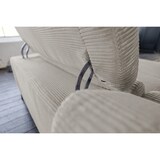 thumbnail of KAWOLA Sofá LAISKA sofá esquinero función relax semimotorizado pana gris sillón largo derecha