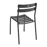 thumbnail of Table de terrasse carrée (70 x 70cm) et 4 chaises noir