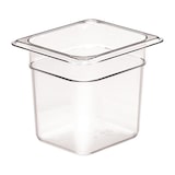 thumbnail of CAMBRO 66CW-135 - Recipiente GN 1/6 2,2 L - 16,2 x 17,6 x 15 cm - Transparente - Venta 1 unidad.