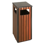 thumbnail of Buitenafvalbak 36 ltr - houtlook, zwart