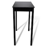 thumbnail of Helloshop26 - Table haute mange debout bar bistrot noir MDF 115 cm 0902115