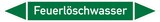 thumbnail of Rohrleitungskennzeichen Feuerlöschwasser - 270x37 mm Folie selbstklebend