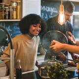 thumbnail of Stapelglas mit Bambusdeckel 250 ml stapelbar luftdicht Bambus