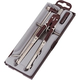 thumbnail of Schnellverstellzirkel max. 640mm Länge: 170mm weinrot/silber Packung mit 5 Stück