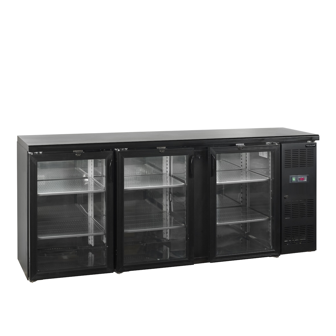 TEFCOLD Backbar-Kühlschrank CBC310G 460l Schwarz