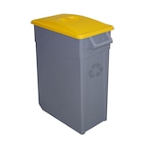 thumbnail of Zeus Abfallbehälter geschlossen 65 Liter. Farbe Gelb.