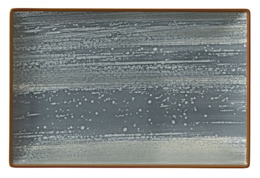 METRO Professional Plato llano Madleen, cerámica de gres, 30 x 20 cm, gris, 6 unidades