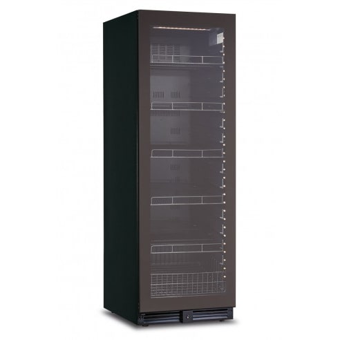 Frigo vetrina  bibite nero temperatura 0 + 10° C mm  595X690X1800h