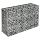 thumbnail of Helloshop26 - Jardinière lit surélevé plantes fleurs jardin à gabion acier galvanisé 90 x 30 x 60 cm 02_0001314