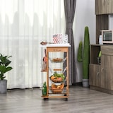 thumbnail of HOMCOM Carrello da Cucina con Ruote in Legno Cassetto