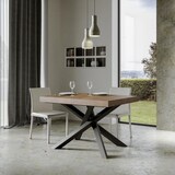 thumbnail of Ausziehtisch 140/400x90 cm Volantis Premium Walnuss Beine anthrazit