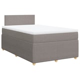 thumbnail of vidaXL Boxspringbett mit Matratze Taupe 120x190 cm Stoff