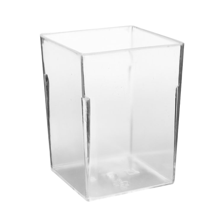 MONOUSO - Fingerfood Becher kubisch PS 50ml 3,8x3,8x5,2cm (20 Stück)