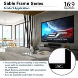 thumbnail of ELITE SCREENS Beamer Leinwand ,/SABLE FRAME - RAHMENLEINWAND/120/geeignet für: Normale Projektoren