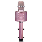 thumbnail of Lenco BMC-090PK - Karaoke Mikrofon mit Bluetooth® - 5 Watt RMS Lautsprecher - Integrierter Akku - Lichteffekte - Handyhalter - USB/SD - Pink