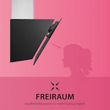 thumbnail of Hotte inclinée à LED noir/acier inoxydable  DU7606-1-G-noir/inox usage non-intensif Bomann