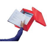 thumbnail of Caja de almacenaje mediana Click & Store WOW de Leitz, 85% cartón reciclado (60440026)