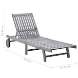 thumbnail of Helloshop26 - Transat chaise longue bain de soleil lit de jardin terrasse meuble d'extérieur bois d'acacia solide 02_0012703