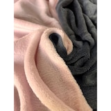 thumbnail of Teddyplüsch Winter Bettwäsche 200x200 Rosa Anthrazit 3 teilig flauschig warm