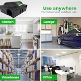 thumbnail of VerminBuster Rattenköderbox + Rattenfalle - inkl. Schloss - Köderbox für Ratten und Mäuse - Rattenköderbox - Rattenköderbox - Rattenbox