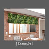 thumbnail of LUANDA | Pared helecho selvático premium 50x50cm | Plantas montadas en pared | Decoración cuadrada selva tropical.