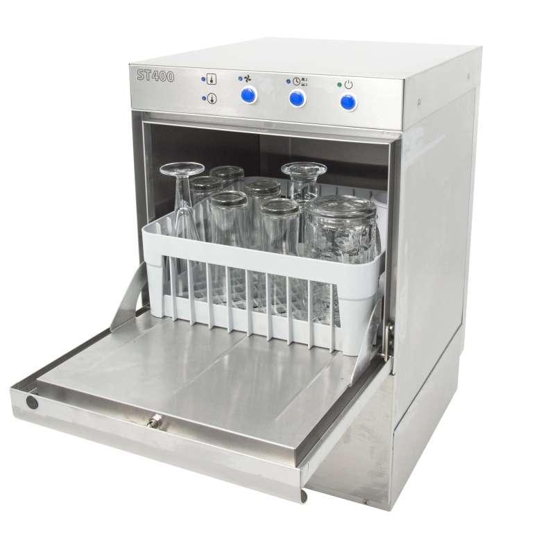 Lavavajillas industrial con bomba de desagüe y cesta de 40x40cm línea Varsovia ST400B