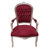 thumbnail of Biscottini Poltrona imbottita - Poltrone relax - Sedia camera da letto - Poltroncina salotto - Poltrona con braccioli - Poltrona salotto in legno