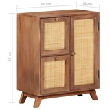 thumbnail of vidaXL Dressoir 60x35x75 cm massief mangohout