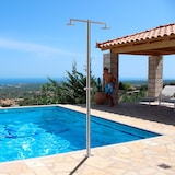 thumbnail of Duche Exterior e Interior Em Aço Sined Ortro 2 Ventiladores1 Temporizador De Água Fria Inox