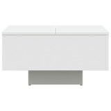 thumbnail of Mesa de centro madera contrachapada blanco 60x60x31,5 cm