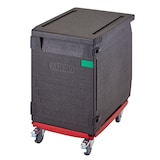 thumbnail of CAMBRO - CD4060EPP-158 - Carro Camdolly para Cam GoBoxes 40x60 con 4 ruedas giratorias y 2 con frenos - 71 x 51 x 16 cm - Rojo ardiente