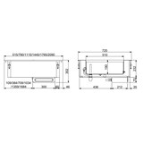 thumbnail of Combisteel Bain-Marie GN3/1 mit manueller Wasserbefüllung