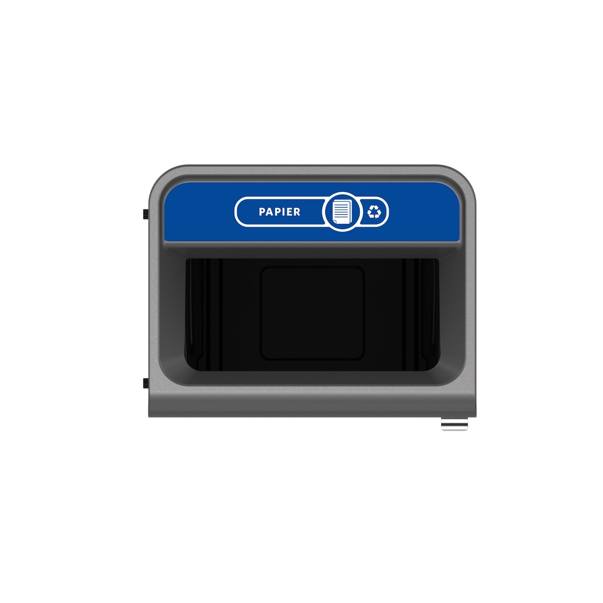 Rubbermaid Recyclingstation 2154777 125l Behältereinheit Papier bl