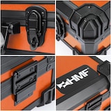 thumbnail of HMF 15502-18 Transportkoffer mit Rasterschaumstoff, Universalkoffer, 39 x 29 x 12 cm, Orange