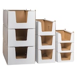 thumbnail of VEPATIM 8 Stapelbehälter Regalkarton aus Wellpappe 'M' 600x400x300mm stapelbar robust