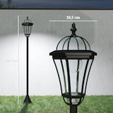 thumbnail of Outsunny Conjunto de Candeeiros Solares com Luzes LED Branca 18,5x18,5x129cm Preto