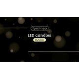 thumbnail of 2 LED Kerzen mit Timerfunktion Outdoor 25,5cm Kunststoff - Kunststoffkerzen flackernde Flamme batteriebetrieben Stabkerzen Dunkel Creme Warmweiß