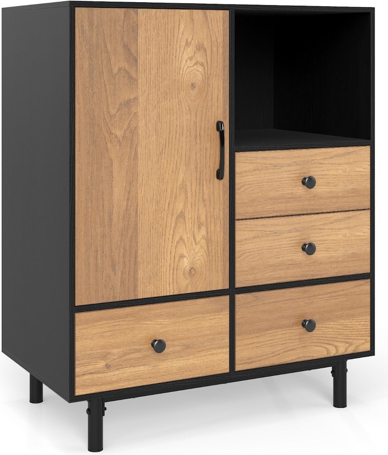 Helloshop26 - Aparador com espaço de armazenamento independente 80 x 45 ...