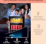 thumbnail of Beersafe 5XL Kühlschrank 147 Liter 3 Böden Panoramaglastür Edelstahl Schwarz