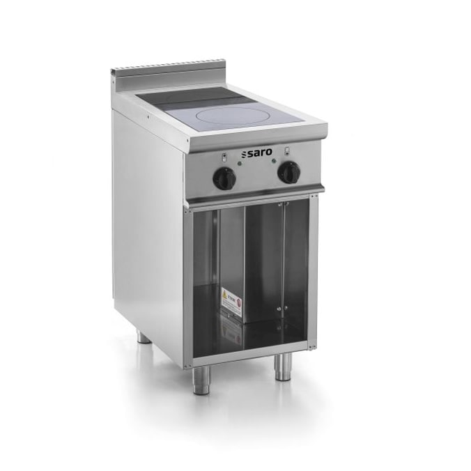 Saro inductiekookplaat met open bodem, model E7/Cui2Bal