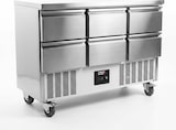 thumbnail of Romux® Saladette und Pizzatisch 6 Schubladen 135x70 cm 240 Liter Statisch | Kühltisch von Pizzen und Salaten